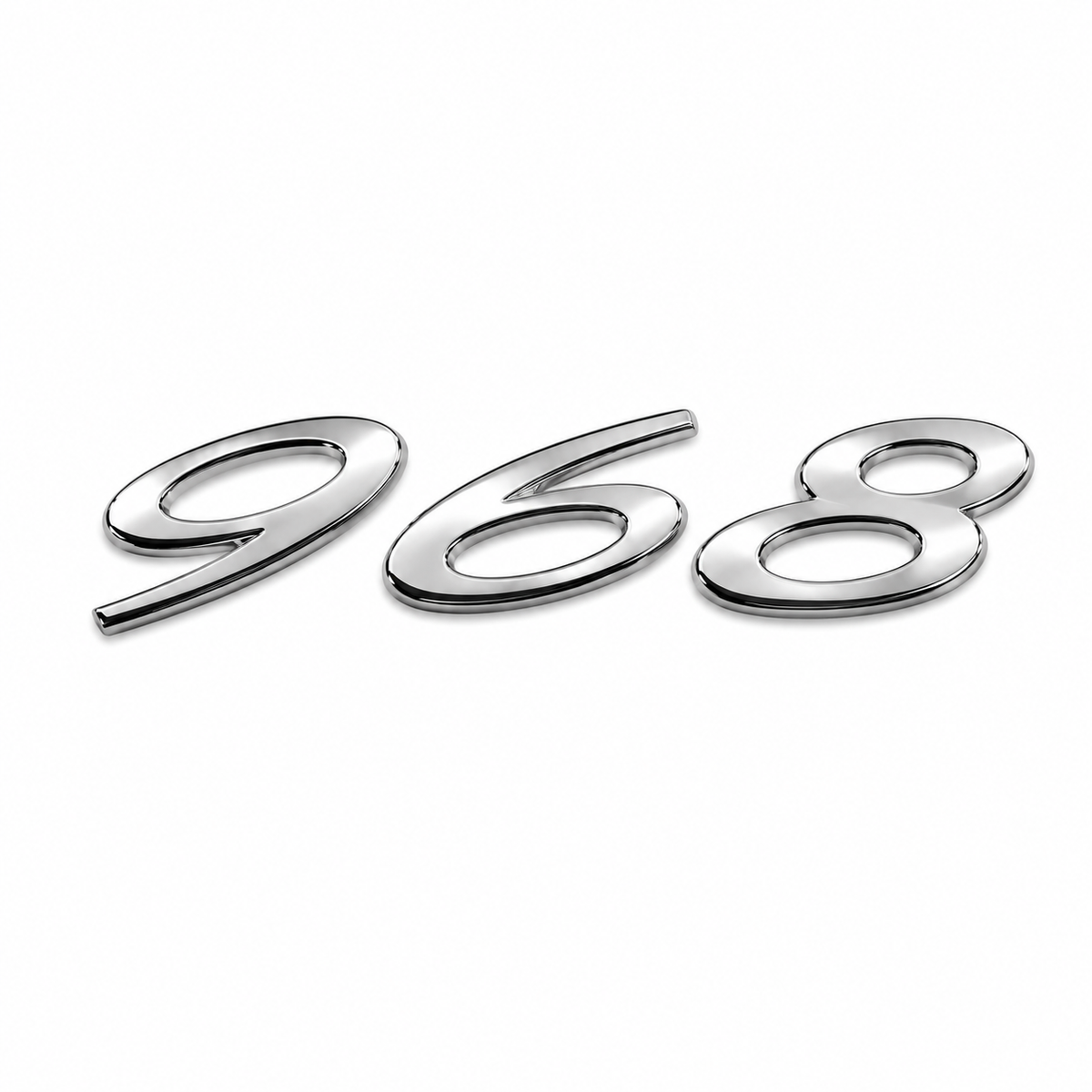 968 Krom Bagaj Yazısı Porsche Uyumlu