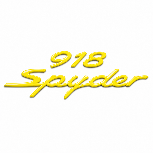 918 Spyder Yeşil Bagaj Yazısı Porsche Uyumlu