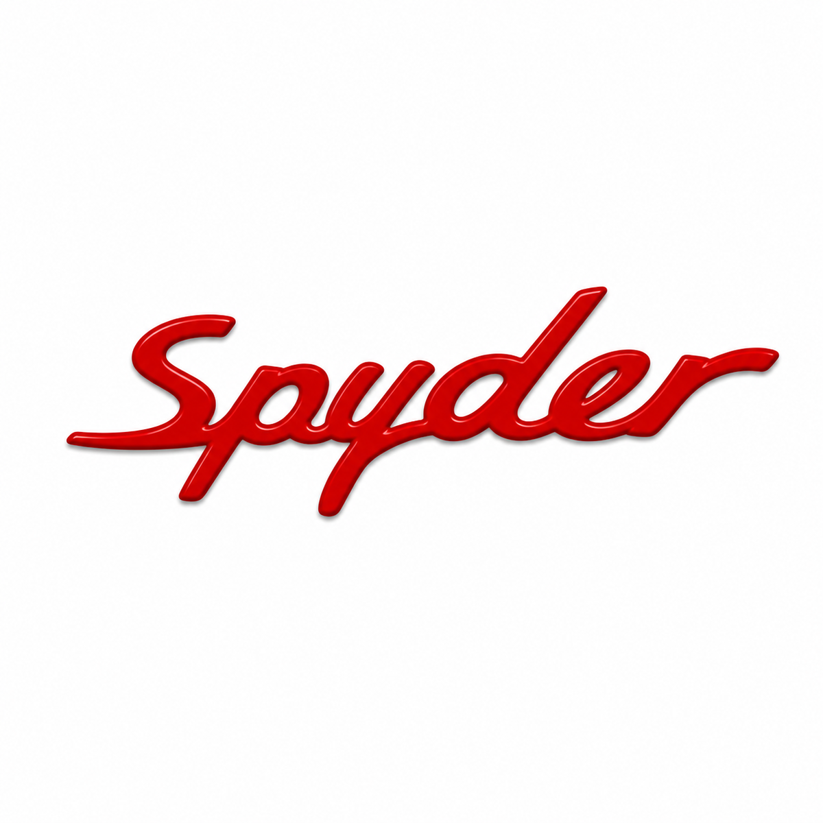 Spyder Kırmızı Bagaj Yazısı Porsche Uyumlu