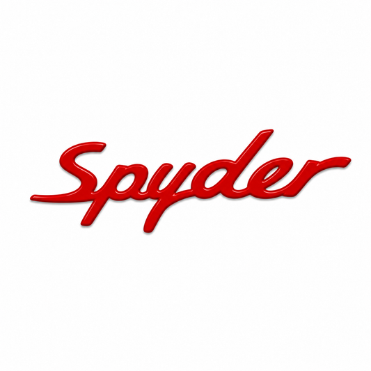 Spyder Kırmızı Bagaj Yazısı Porsche Uyumlu