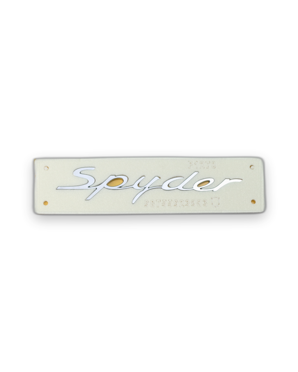 Spyder Krom Bagaj Yazısı Porsche Uyumlu