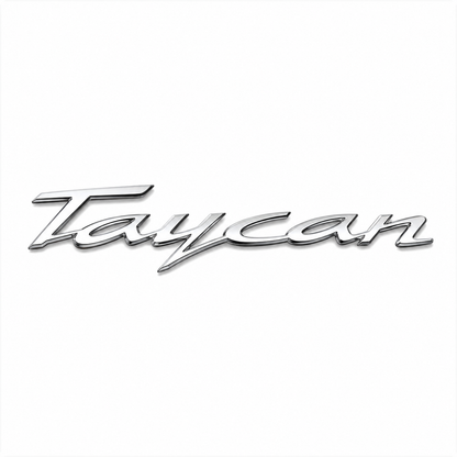 Taycan Krom Bagaj Yazısı Porsche Uyumlu