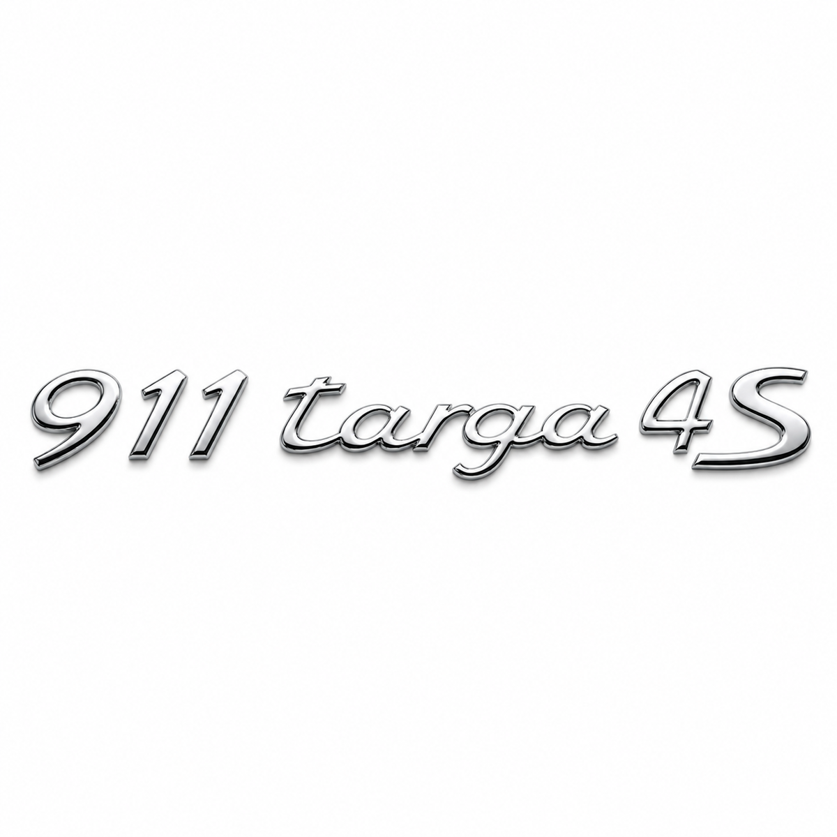 911 Targa 4S Krom Bagaj Yazısı Porsche Uyumlu
