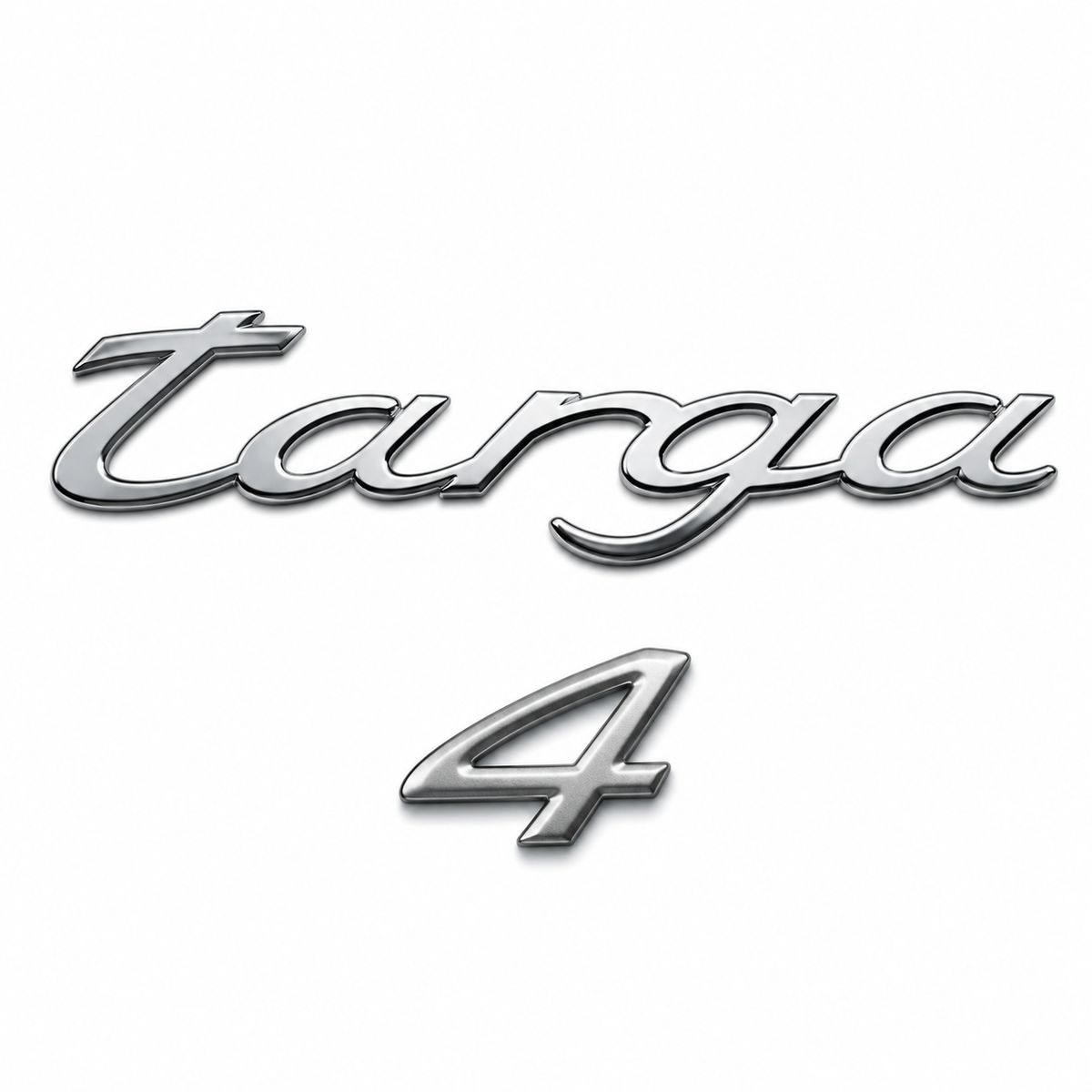 Targa 4 Krom Bagaj Yazısı Porsche Uyumlu