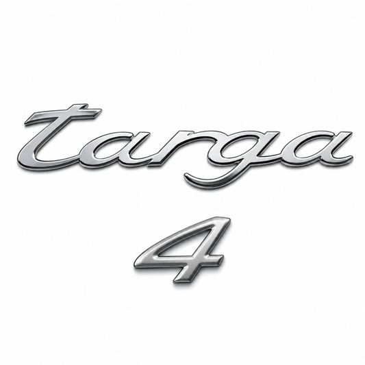 Targa 4 Krom Bagaj Yazısı Porsche Uyumlu