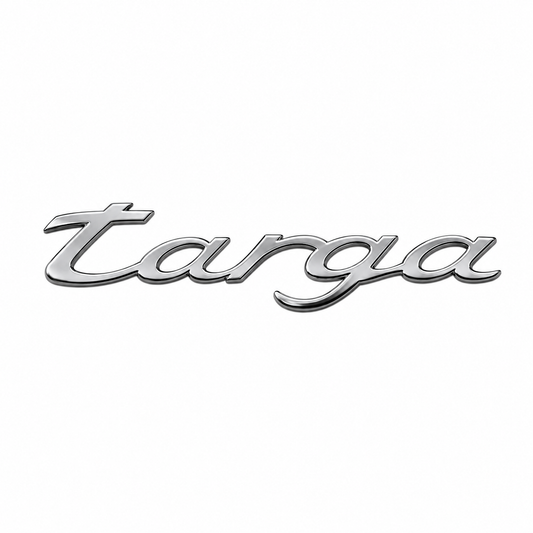 Targa Krom Bagaj Yazısı Porsche Uyumlu
