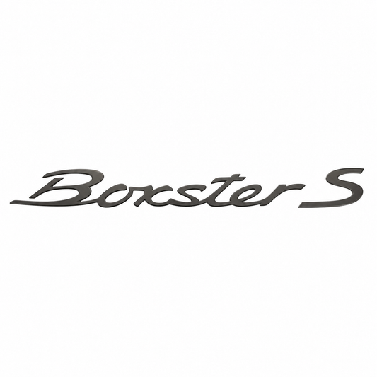 Boxster S Büyük Krom Bagaj Yazısı Porsche Uyumlu