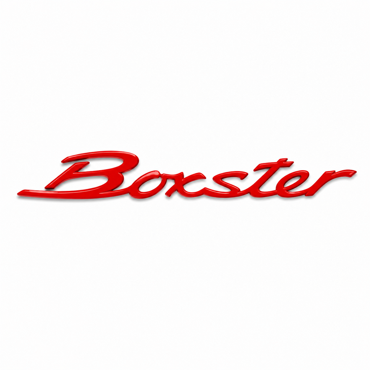 Boxster Büyük Kırmızı Bagaj Yazısı Porsche Uyumlu