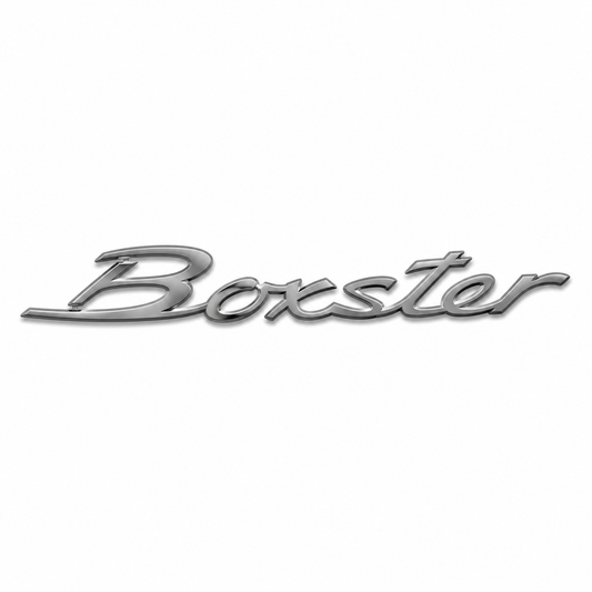 Boxster Büyük varyant Krom Bagaj Yazısı Porsche Uyumlu