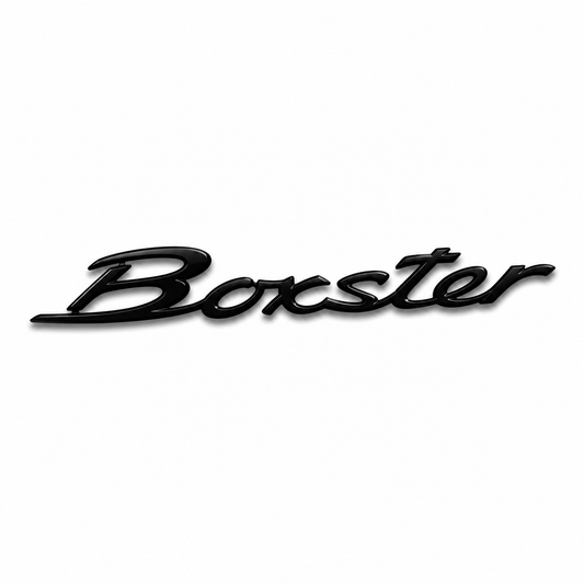 Boxster Küçük varyant Siyah Bagaj Yazısı Porsche Uyumlu