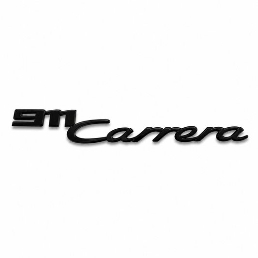 911 Carrera Siyah Bagaj Yazısı Porsche Uyumlu