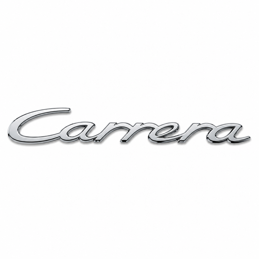 Carrera Y.M. Krom Bagaj Yazısı Porsche Uyumlu