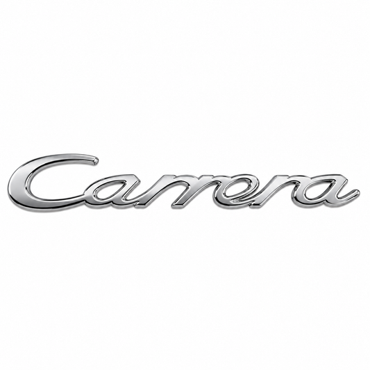 Carrera Büyük Krom Bagaj Yazısı Porsche Uyumlu