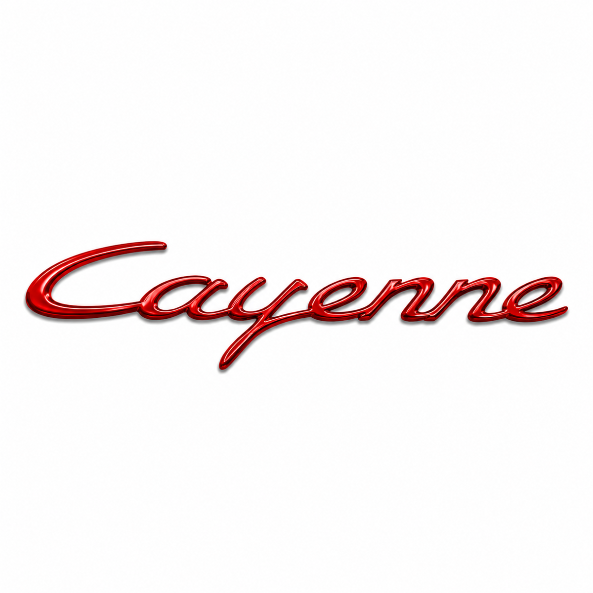 Cayenne Büyük Kırmızı Bagaj Yazısı Porsche Uyumlu
