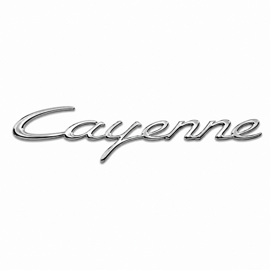 Cayenne Büyük Krom Bagaj Yazısı Porsche Uyumlu