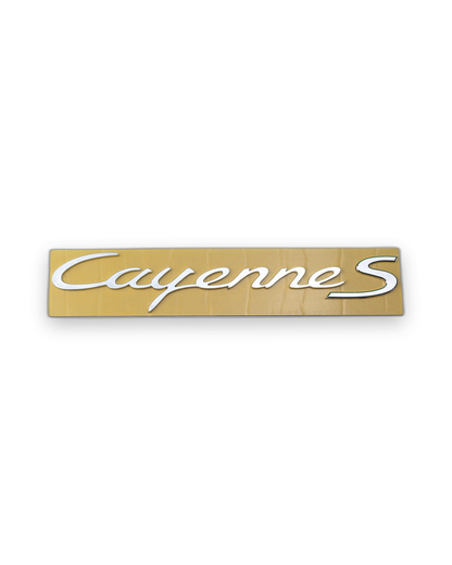 Cayenne S Büyük Krom Bagaj Yazısı Porsche Uyumlu