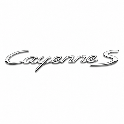 Cayenne S Büyük Krom Bagaj Yazısı Porsche Uyumlu