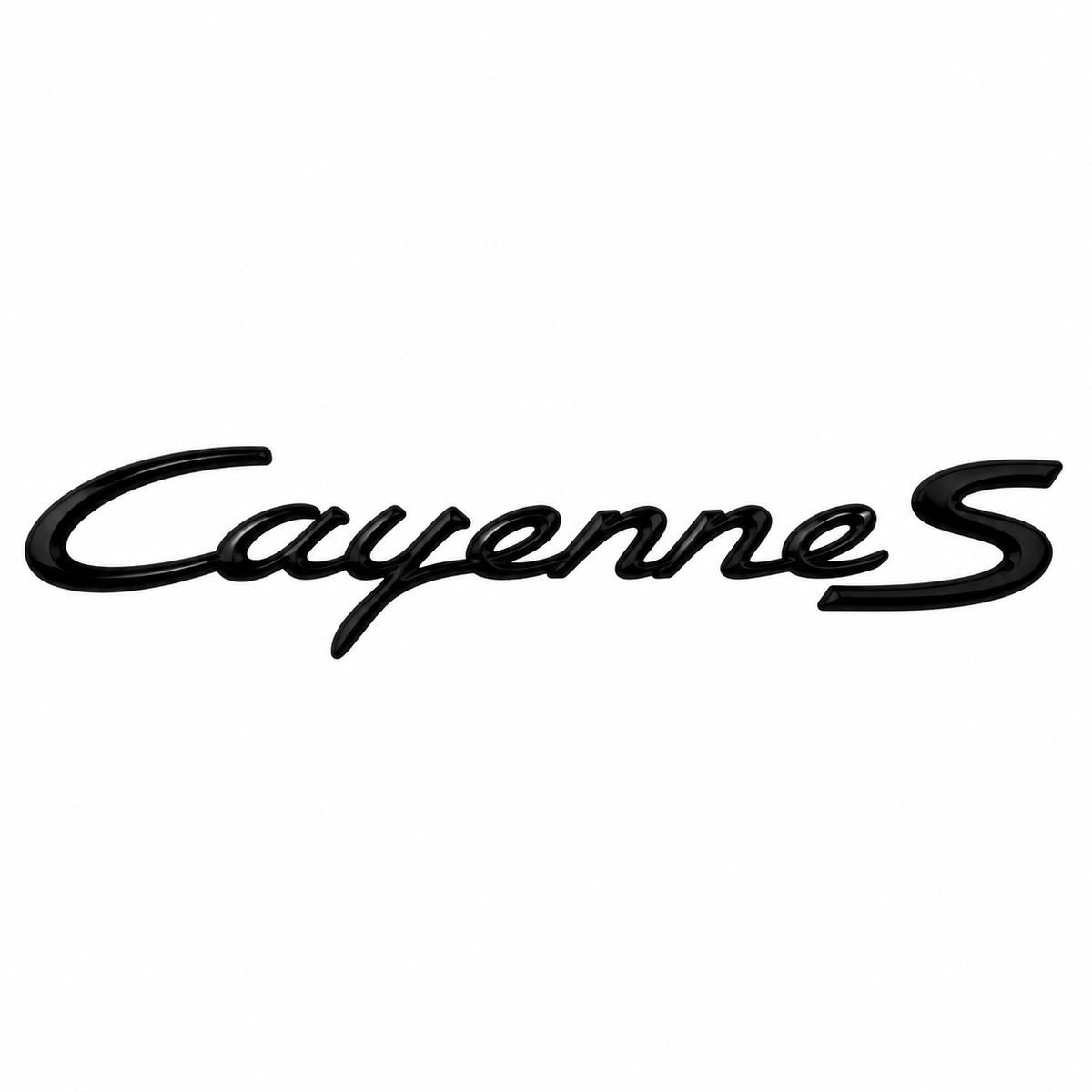 Cayenne S Küçük varyant Siyah Bagaj Yazısı Porsche Uyumlu