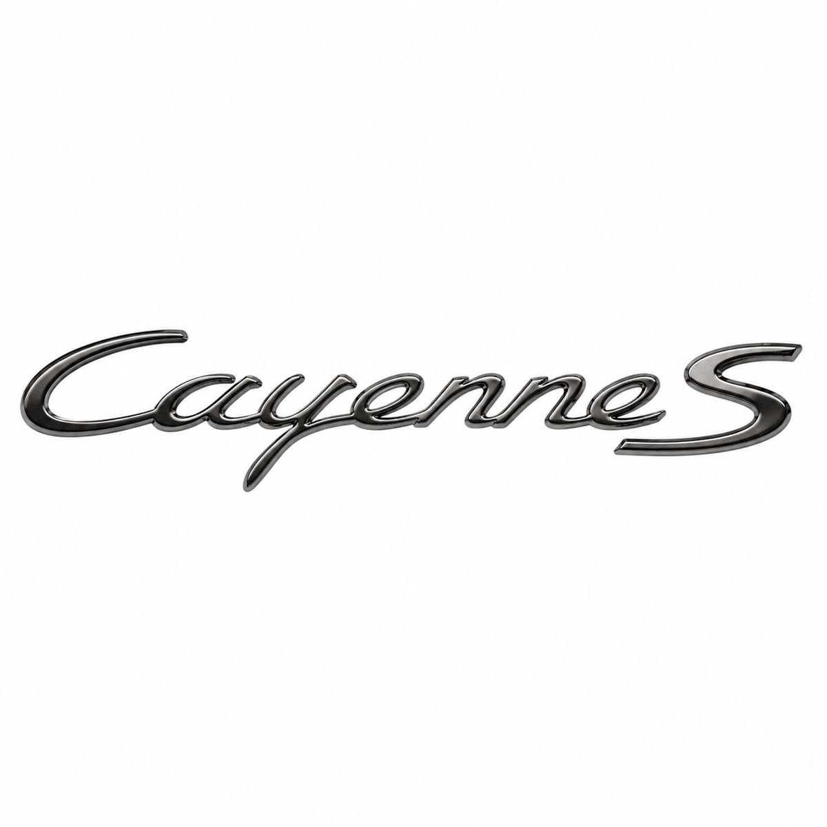 Cayenne S Küçük varyant Krom Bagaj Yazısı Porsche Uyumlu