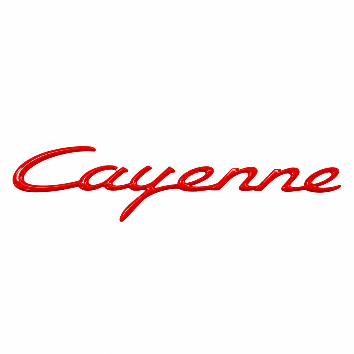 Cayenne Küçük Kırmızı Bagaj Yazısı Porsche Uyumlu