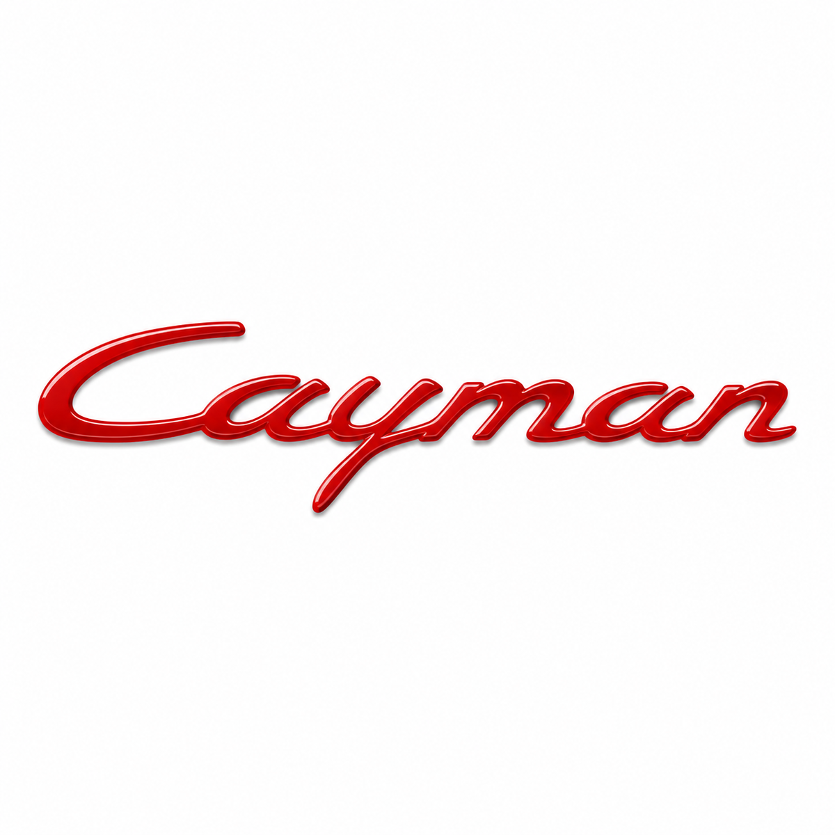 Cayman Kırmızı Bagaj Yazısı Porsche Uyumlu