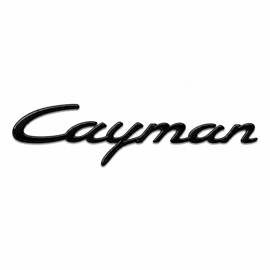 Cayman S Siyah Bagaj Yazısı Porsche Uyumlu