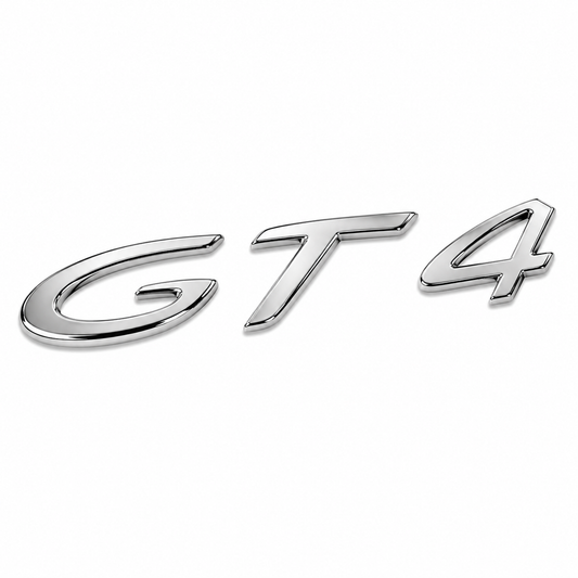 GT4 Krom Bagaj Yazısı Porsche Uyumlu