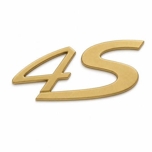 4S Gold Bagaj Yazısı Porsche Uyumlu