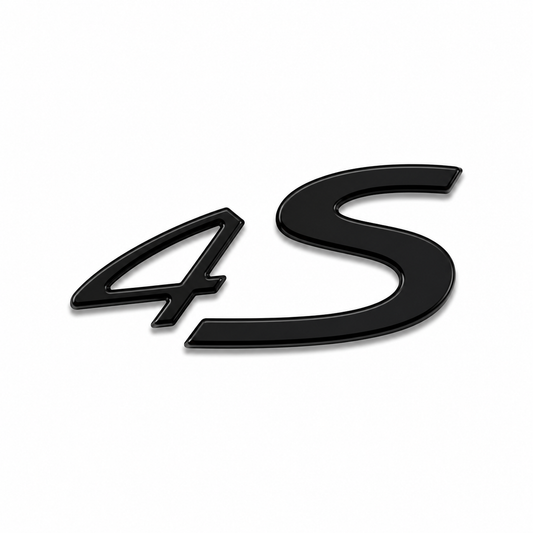 4S Siyah Bagaj Yazısı Porsche Uyumlu