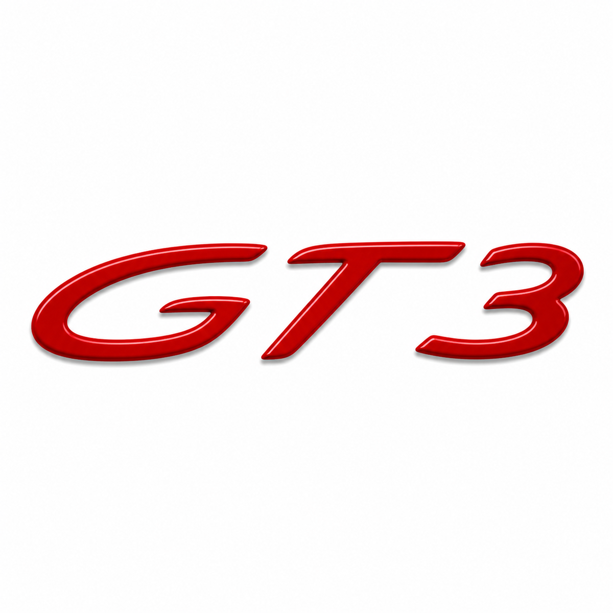 GT3 Kırmızı Bagaj Yazısı Porsche Uyumlu
