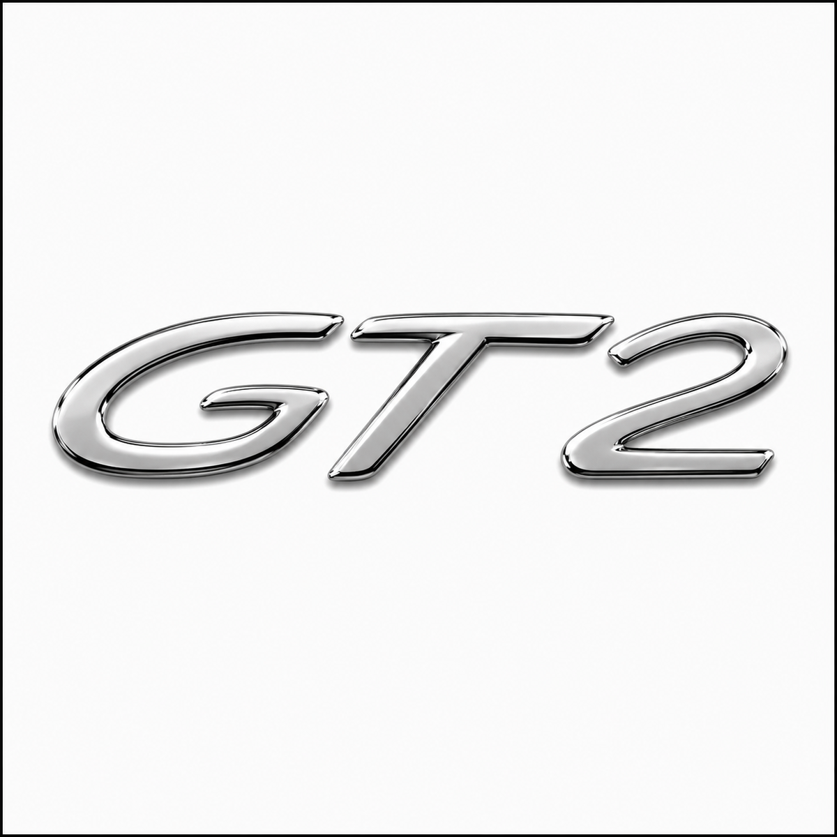 GT2 Krom Bagaj Yazısı Porsche Uyumlu