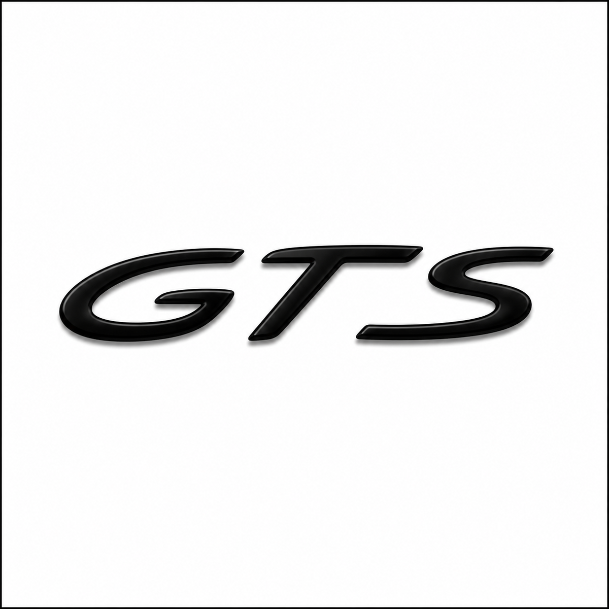 GTS Siyah Bagaj Yazısı Porsche Uyumlu