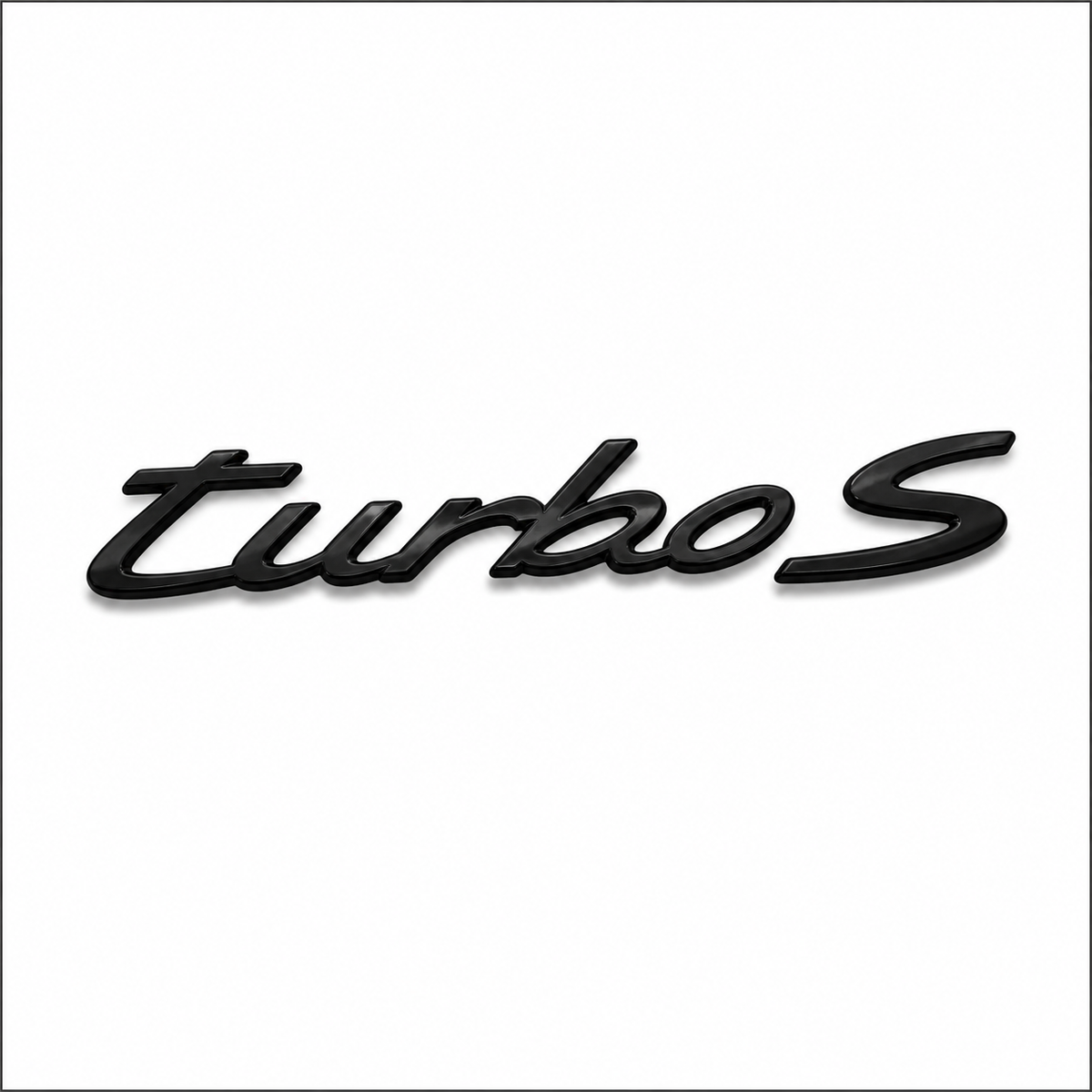 Turbo S E.M. Siyah Bagaj Yazısı Porsche Uyumlu