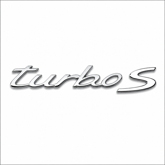 Turbo S Krom Bagaj Yazısı Porsche Uyumlu