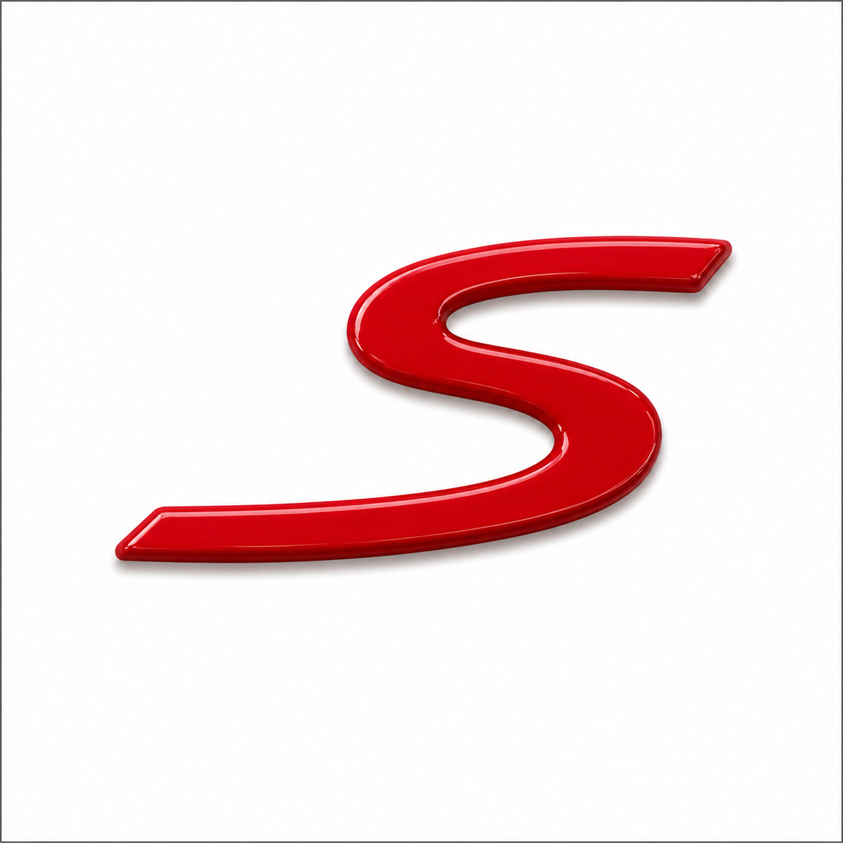 S Kırmızı Bagaj Yazısı Porsche Uyumlu