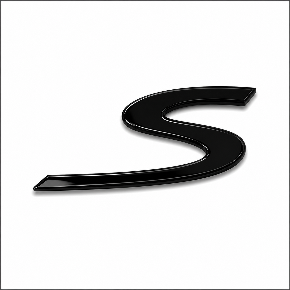 S Siyah Bagaj Yazısı Porsche Uyumlu