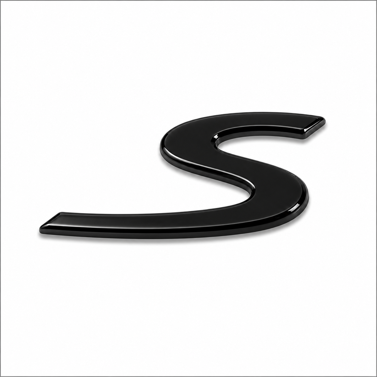 S Siyah Bagaj Yazısı Porsche Uyumlu