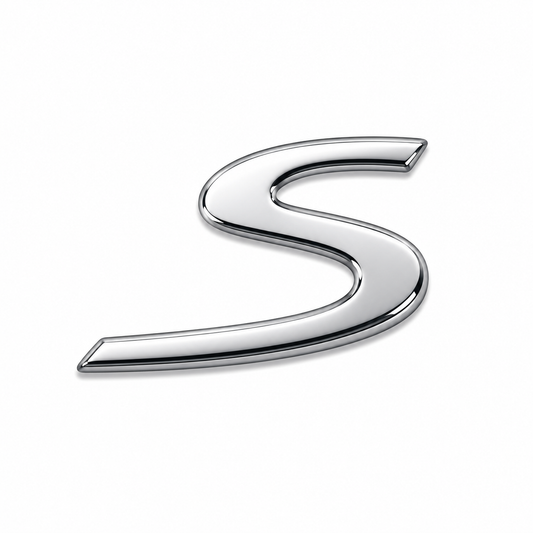 S Krom Bagaj Yazısı Porsche Uyumlu