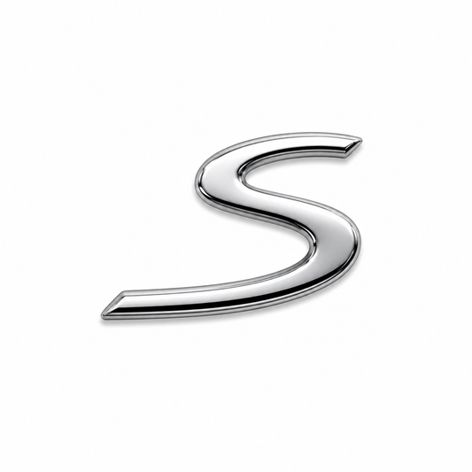 S Krom Bagaj Yazısı Porsche Uyumlu