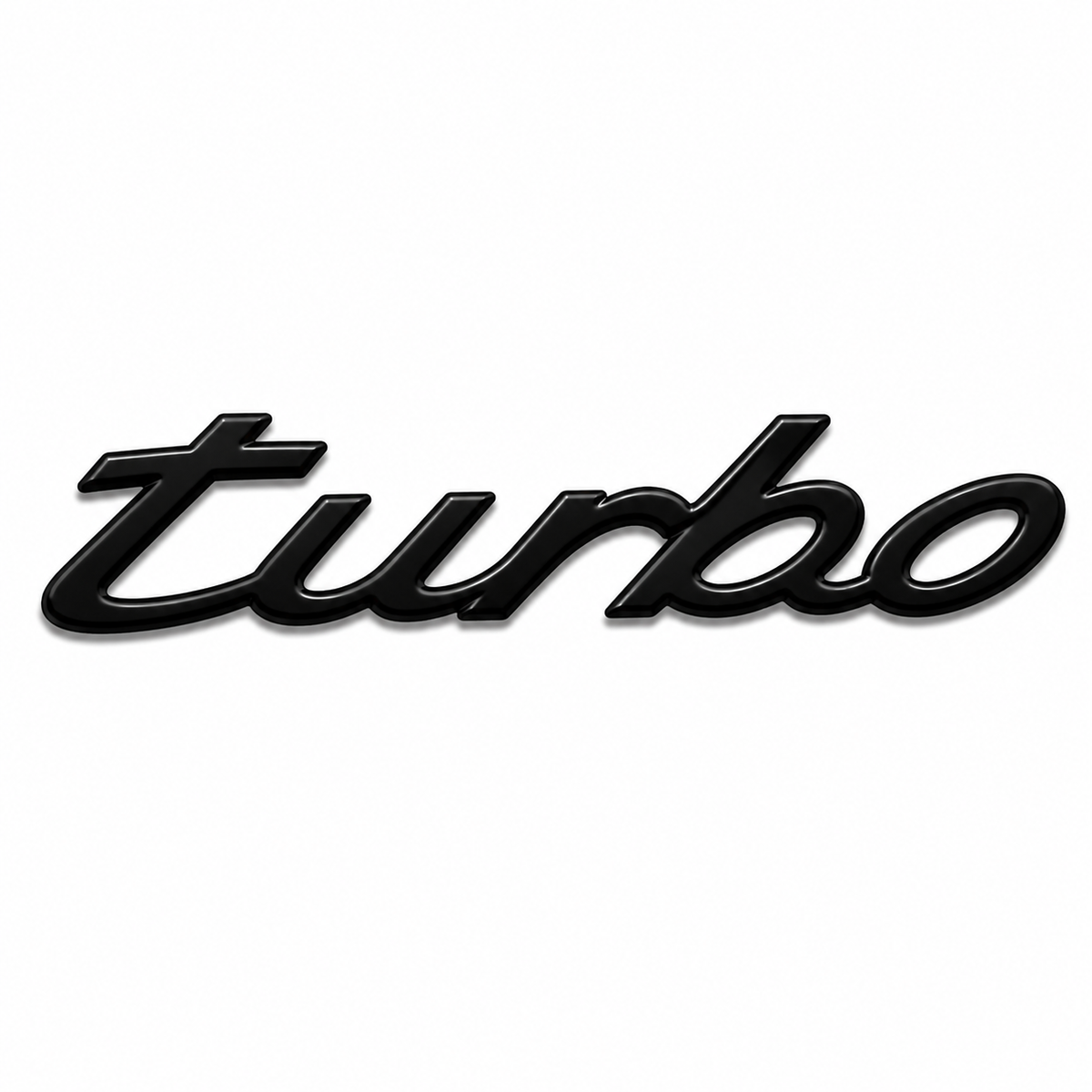 Turbo Siyah Bagaj Yazısı Porsche Uyumlu