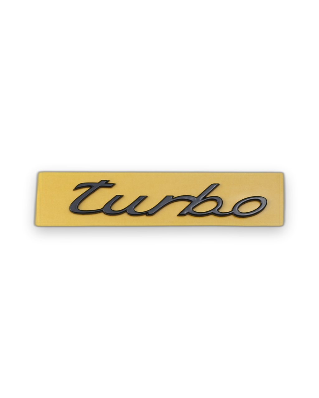Turbo Siyah Bagaj Yazısı Porsche Uyumlu