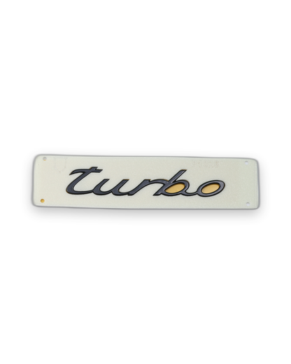 Turbo Siyah Bagaj Yazısı Porsche Uyumlu