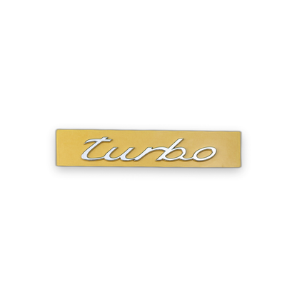 Turbo Krom Bagaj Yazısı Porsche Uyumlu