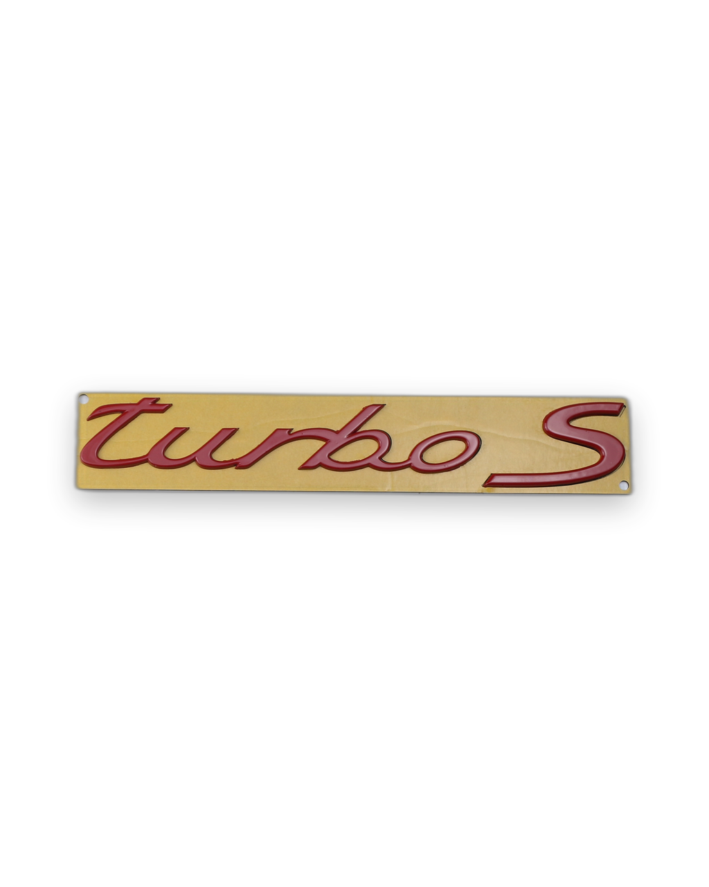 Turbo S Kırmızı Bagaj Yazısı Porsche Uyumlu