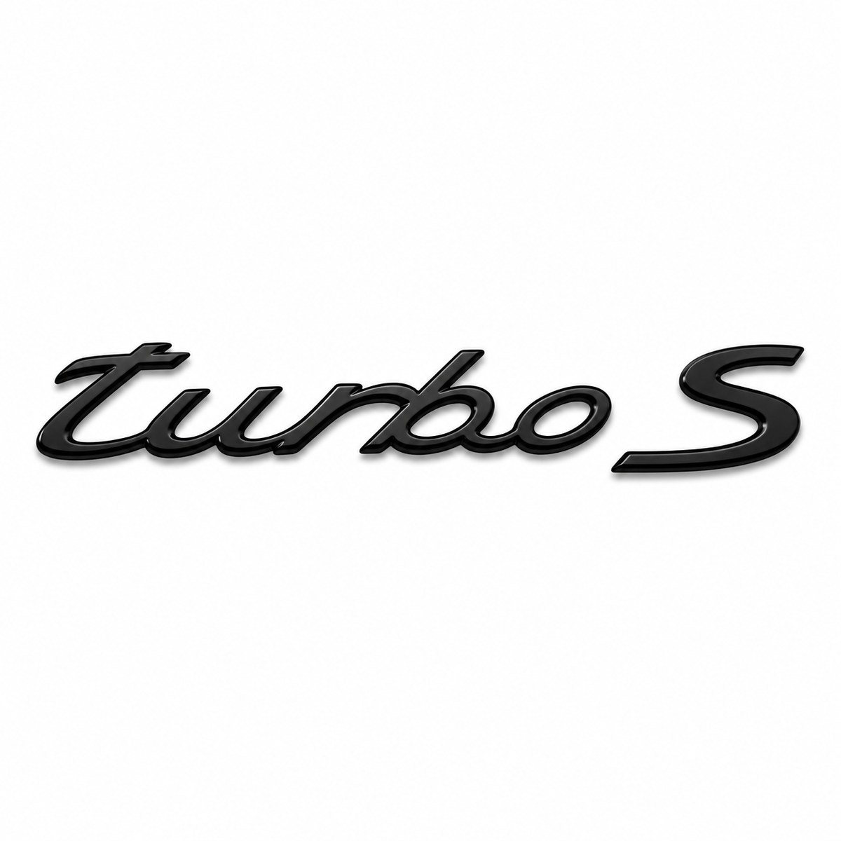 Turbo S Siyah Bagaj Yazısı Porsche Uyumlu