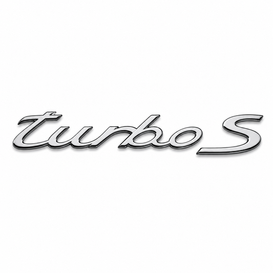 Turbo S Krom Bagaj Yazısı Porsche Uyumlu