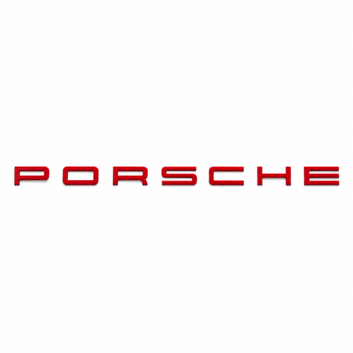 Porsche Kırmızı Bagaj Yazısı Porsche Uyumlu