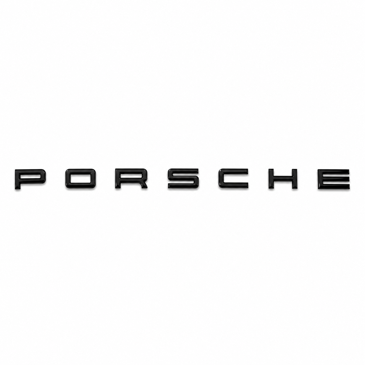 Porsche Siyah Bagaj Yazısı Porsche Uyumlu