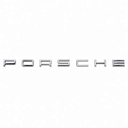 Porsche Krom Bagaj Yazısı Porsche Uyumlu