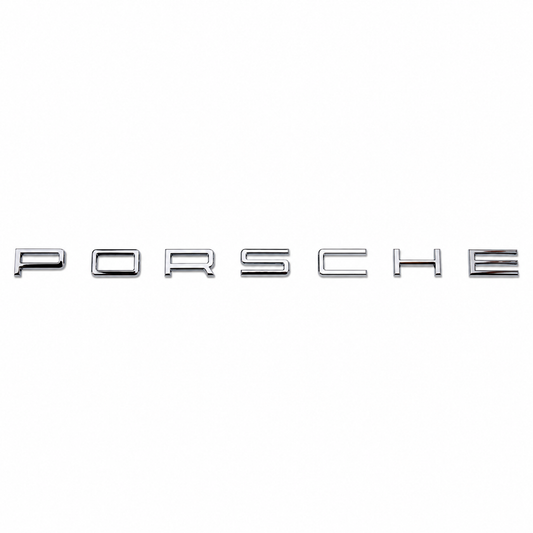 Porsche Krom Bagaj Yazısı Porsche Uyumlu